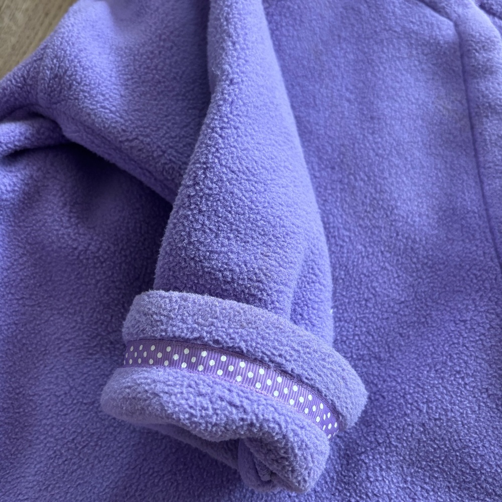Widgeon Purple Fleece Jacket 24M - Picture 3 of 8